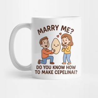Will You Marry Me for Cepelinai? Mug